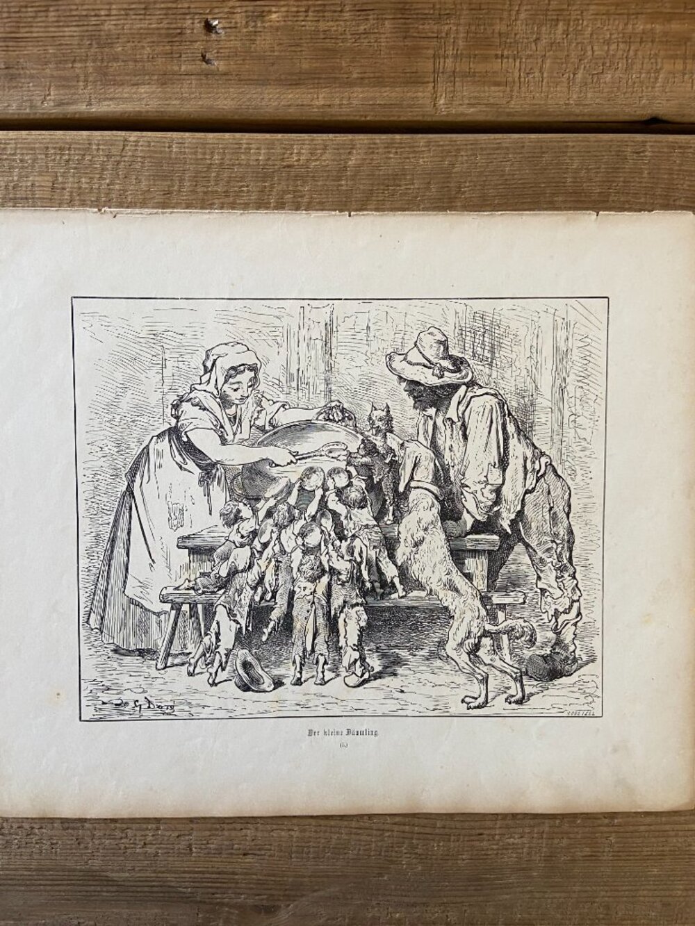 Gustave Dore, Antique Print, Fairytales Told